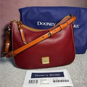 Dooney & Bourke Wine Hobo Bag